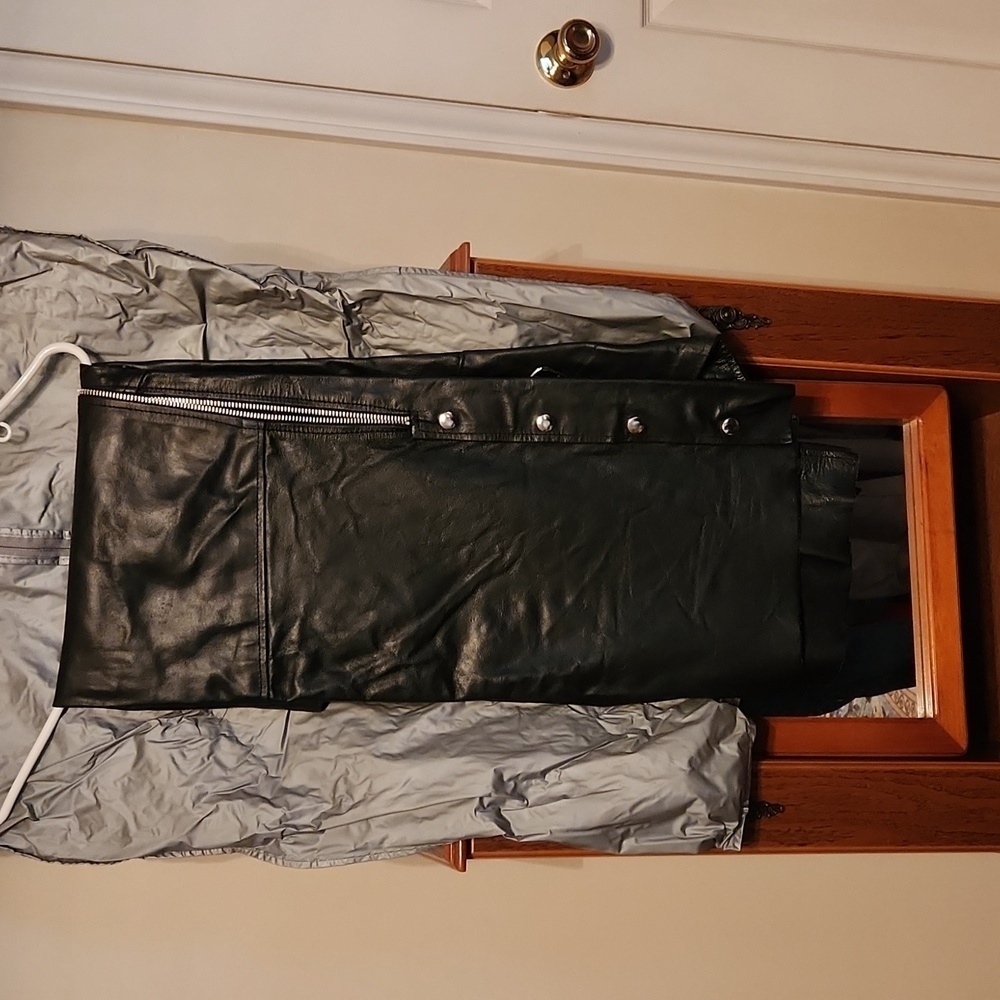 VINTAGE leather motorcycle chaps
